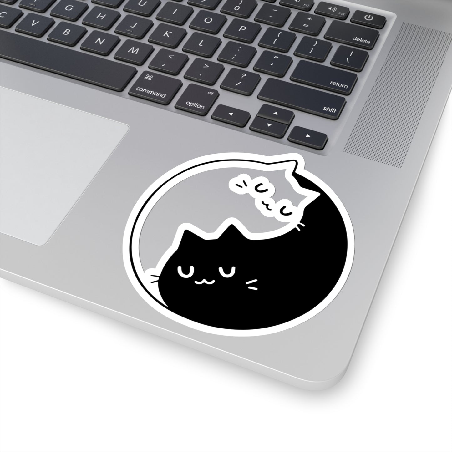 Yin Yang Cat Indoor Stickers