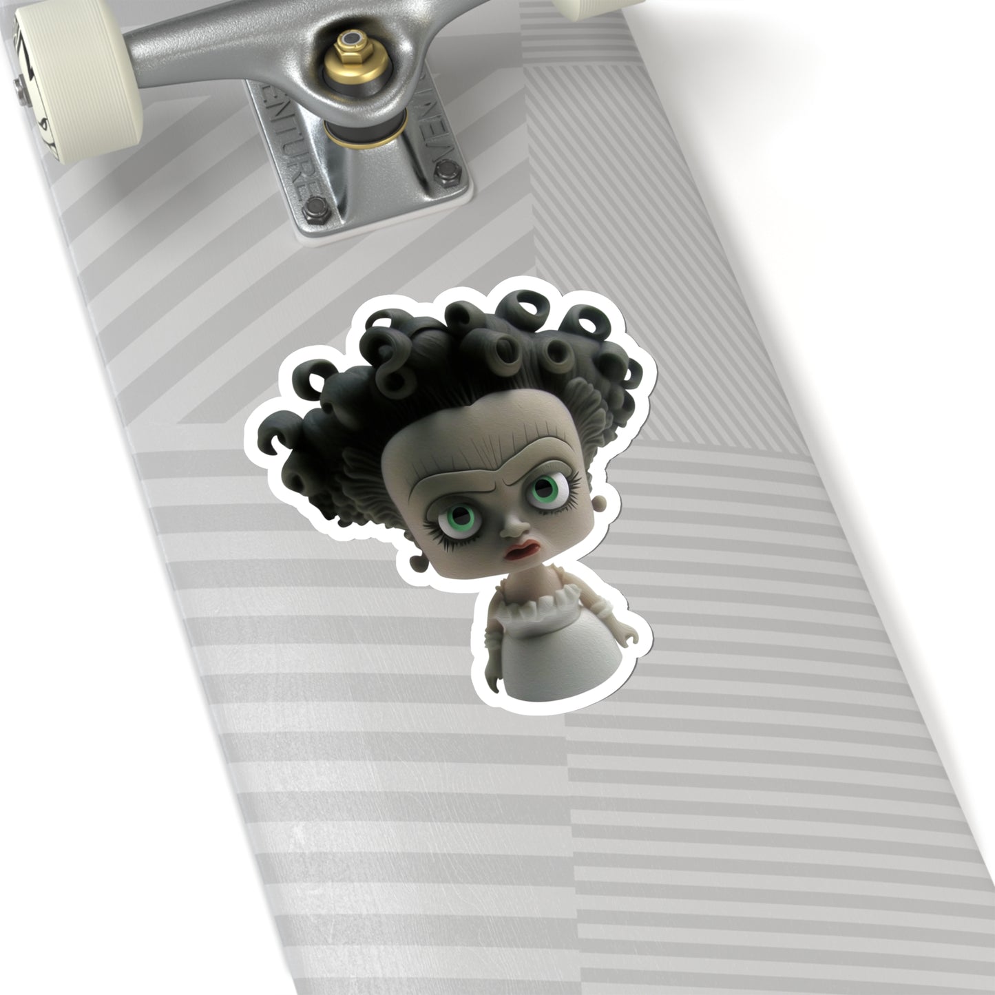 Halloween Bride of Frankenstein Indoor Vinyl Sticker