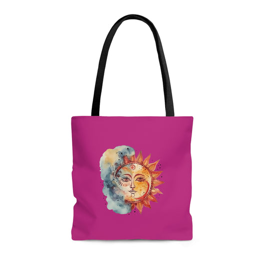 Sun and Watercolor Tote Bag