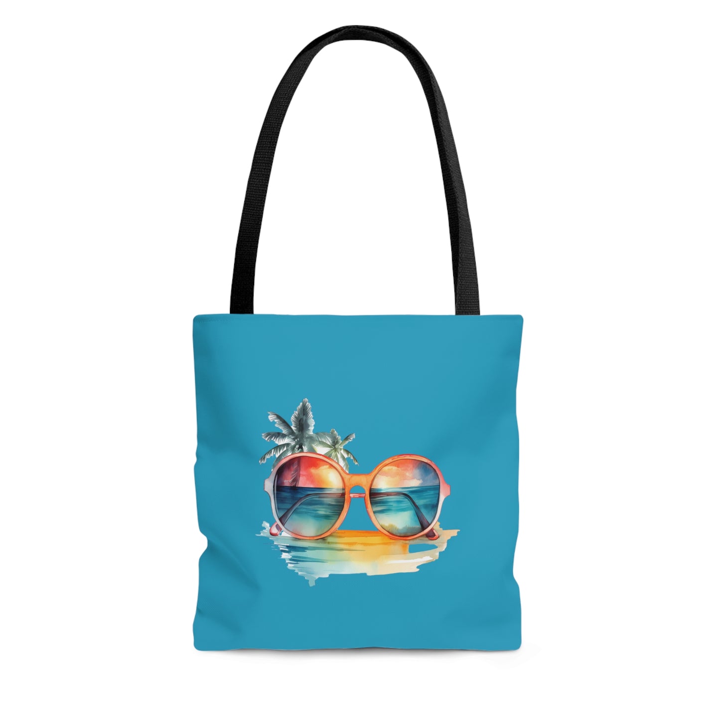 Sunglasses and Palm Trees Tote Bag