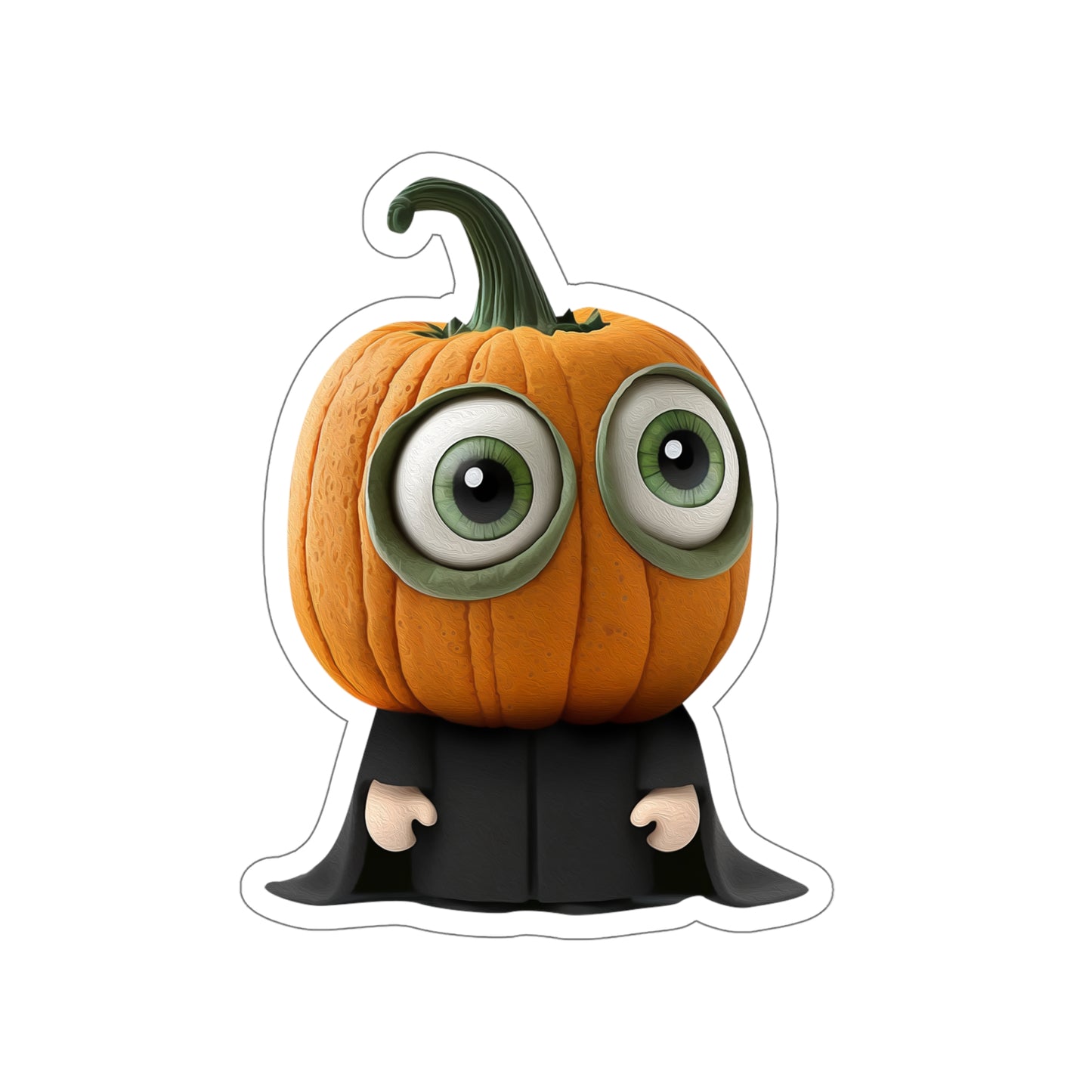 Halloween Pumpkin Man Indoor Vinyl Sticker