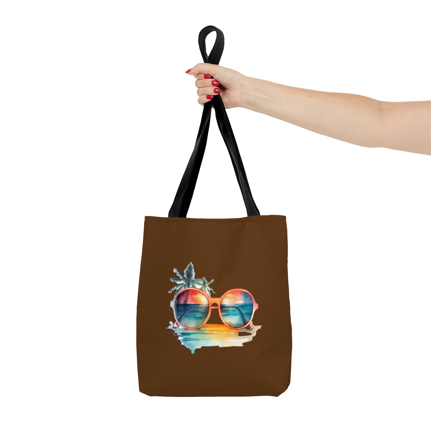 Sunglasses and Palm Trees Tote Bag