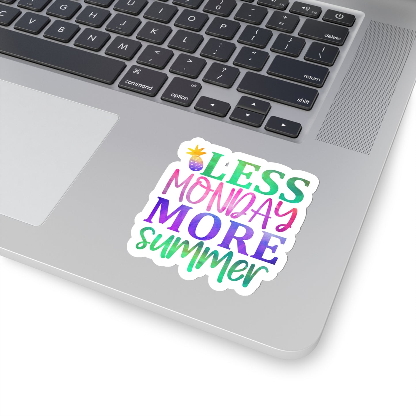 Less Monday More Summer Indoor Vinyl Sticker