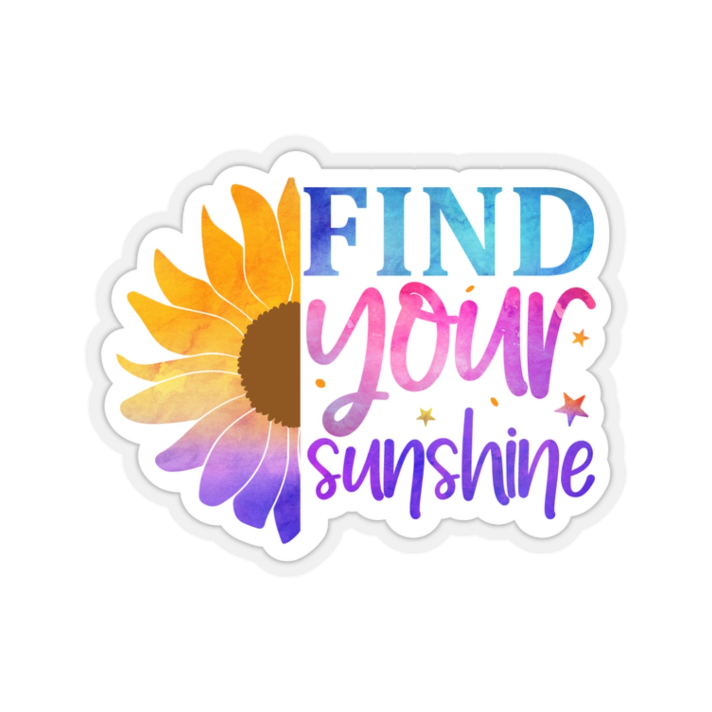 Find your Sunshine Indoor Vinyl Sticker