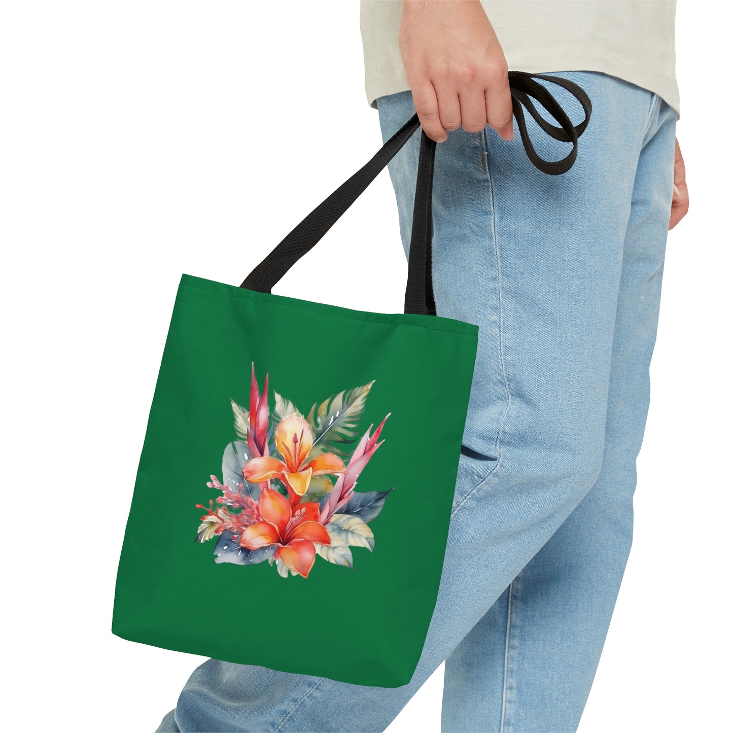 Beautiful Island Flowers Tote Bag