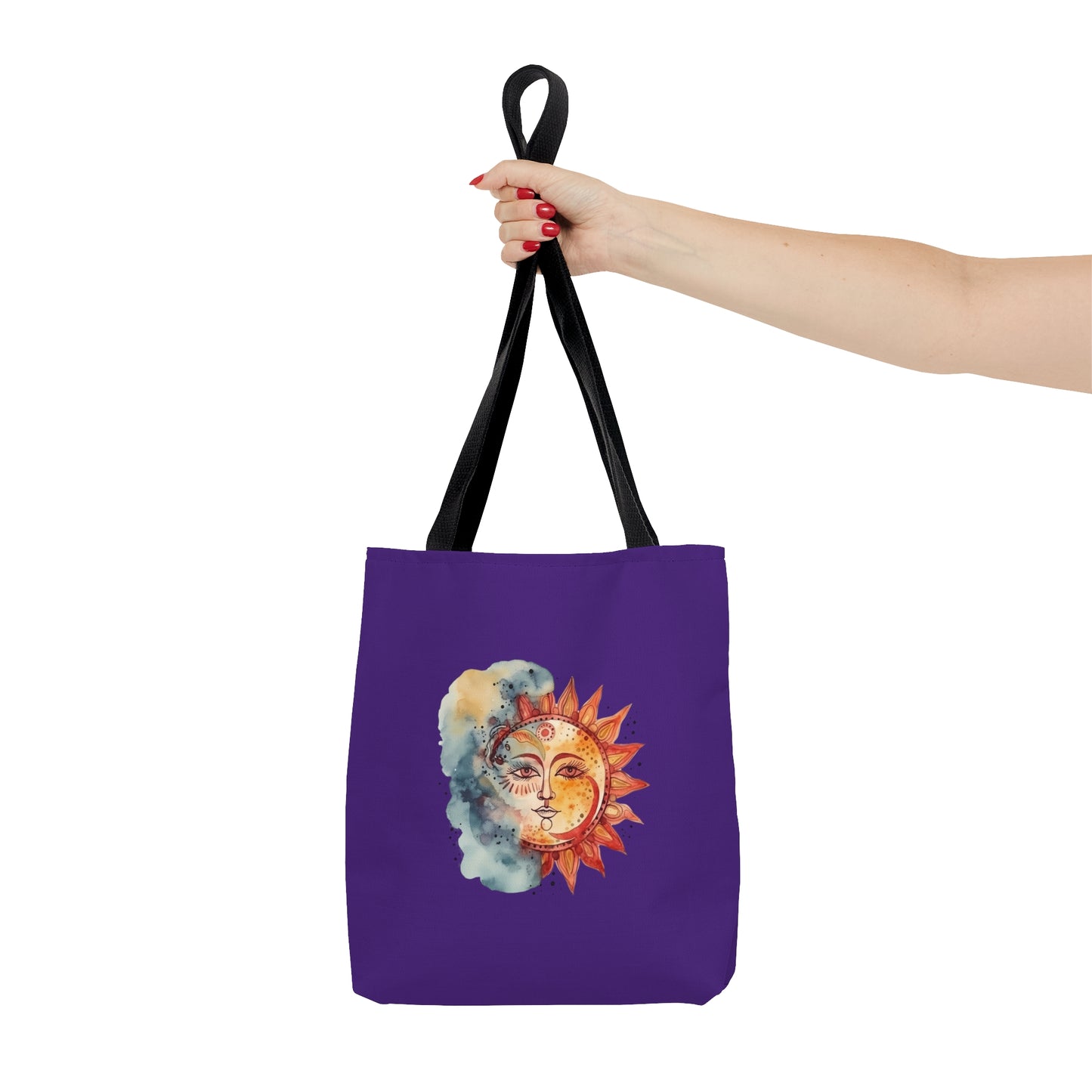 Sun and Watercolor Tote Bag