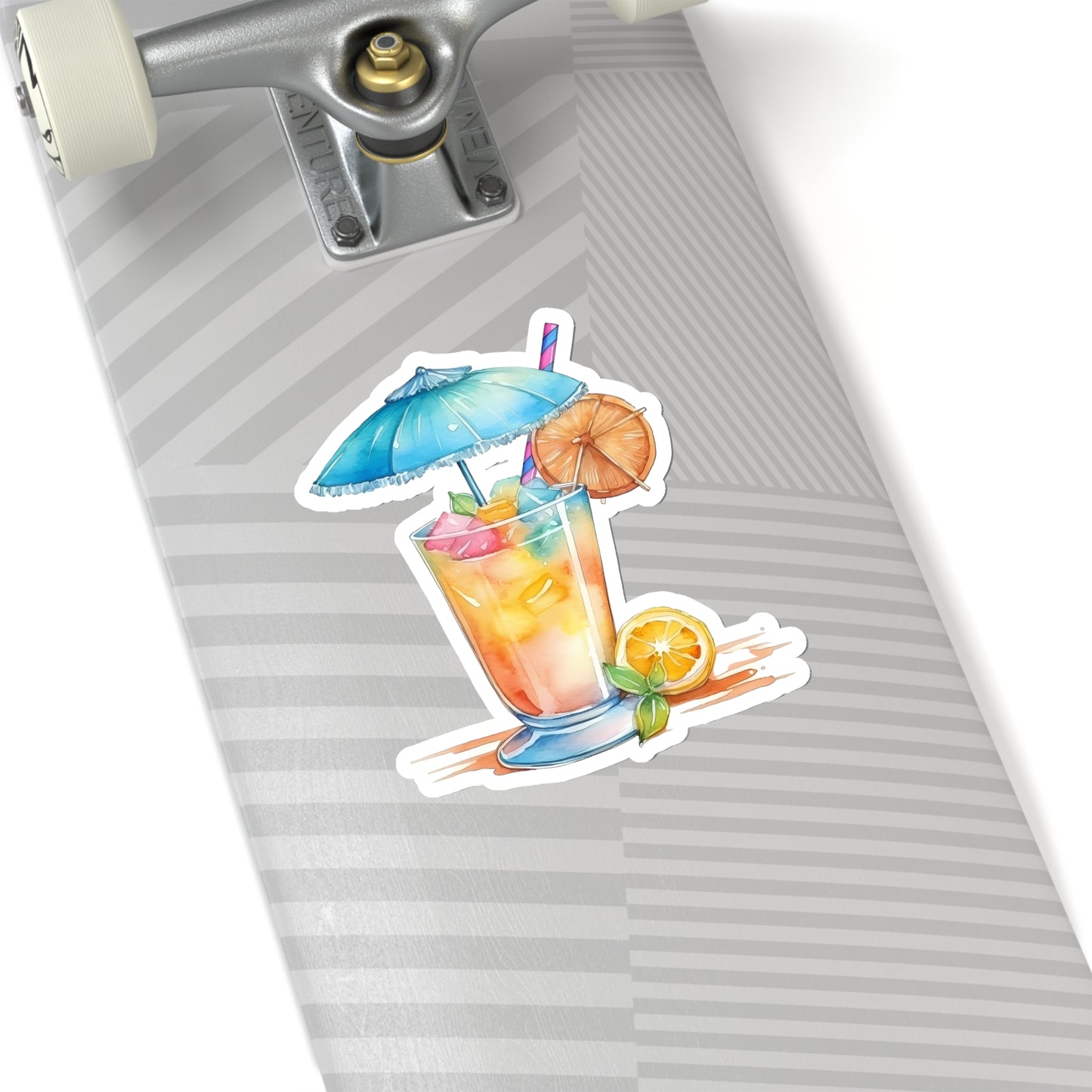 Umbrella Drink Indoor Vinyl Sticker