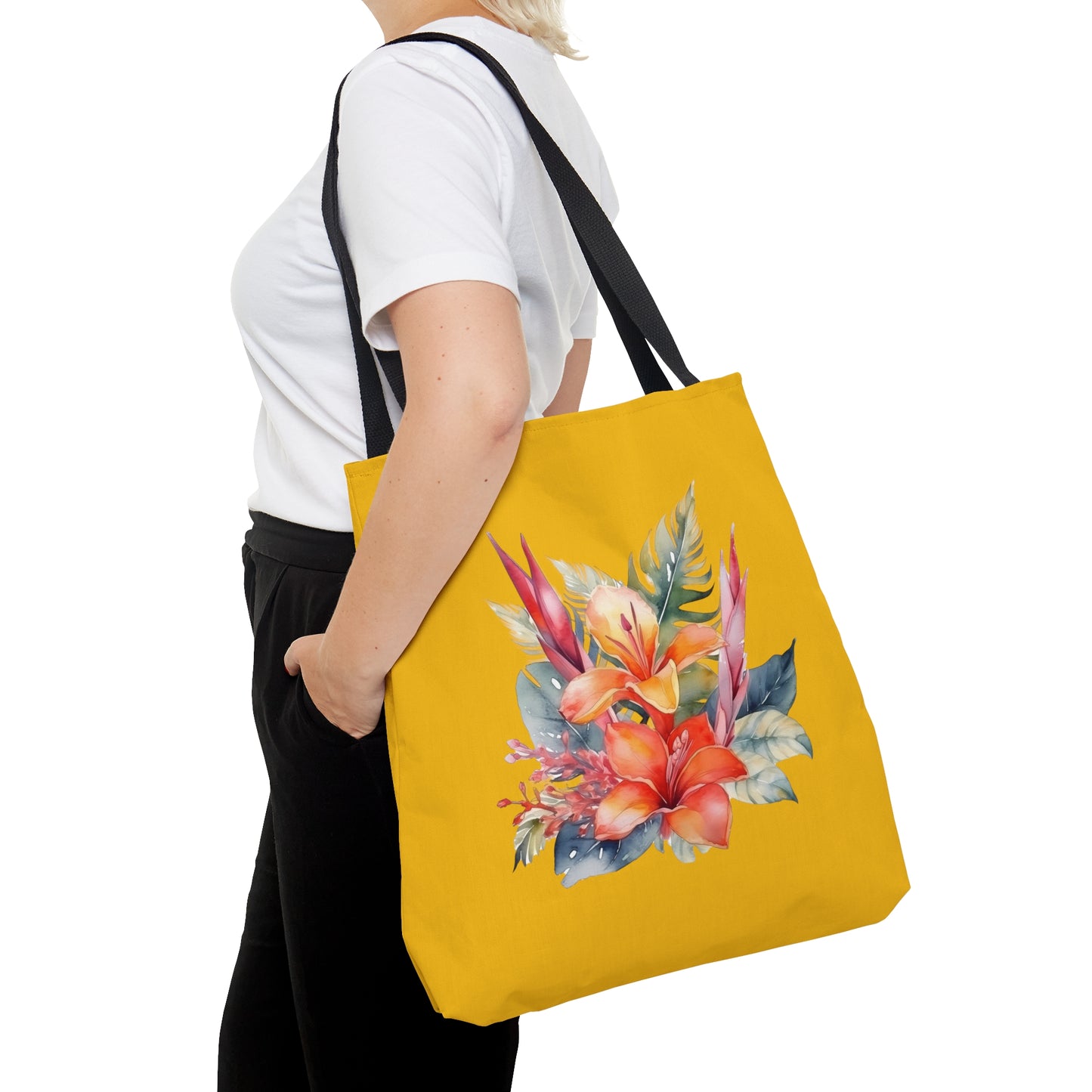 Beautiful Island Flowers Tote Bag