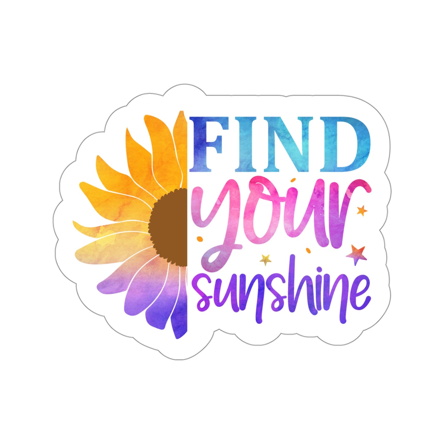 Find your Sunshine Indoor Vinyl Sticker