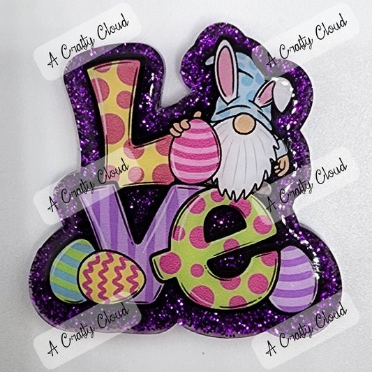 Gnome Easter Love Badge Reel