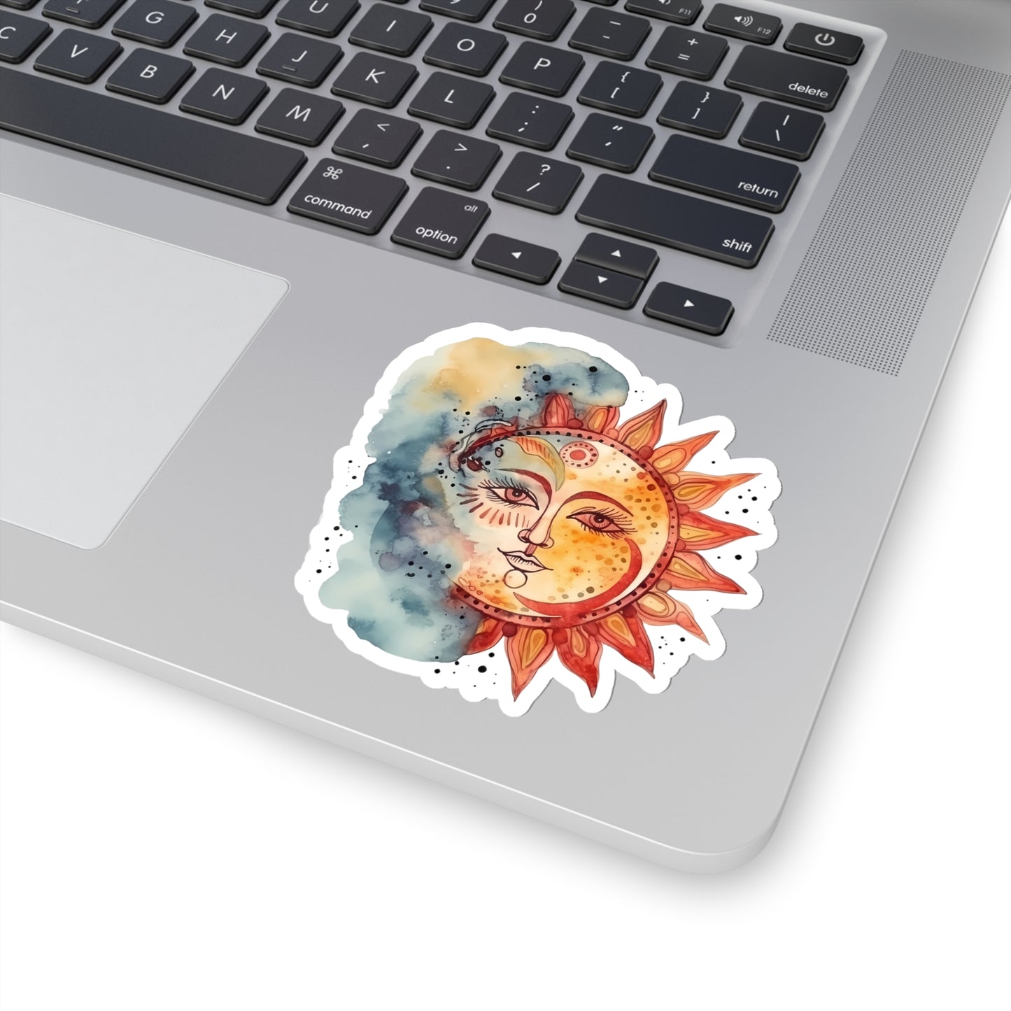 Sun and Watercolor Indoor Vinyl Sticker