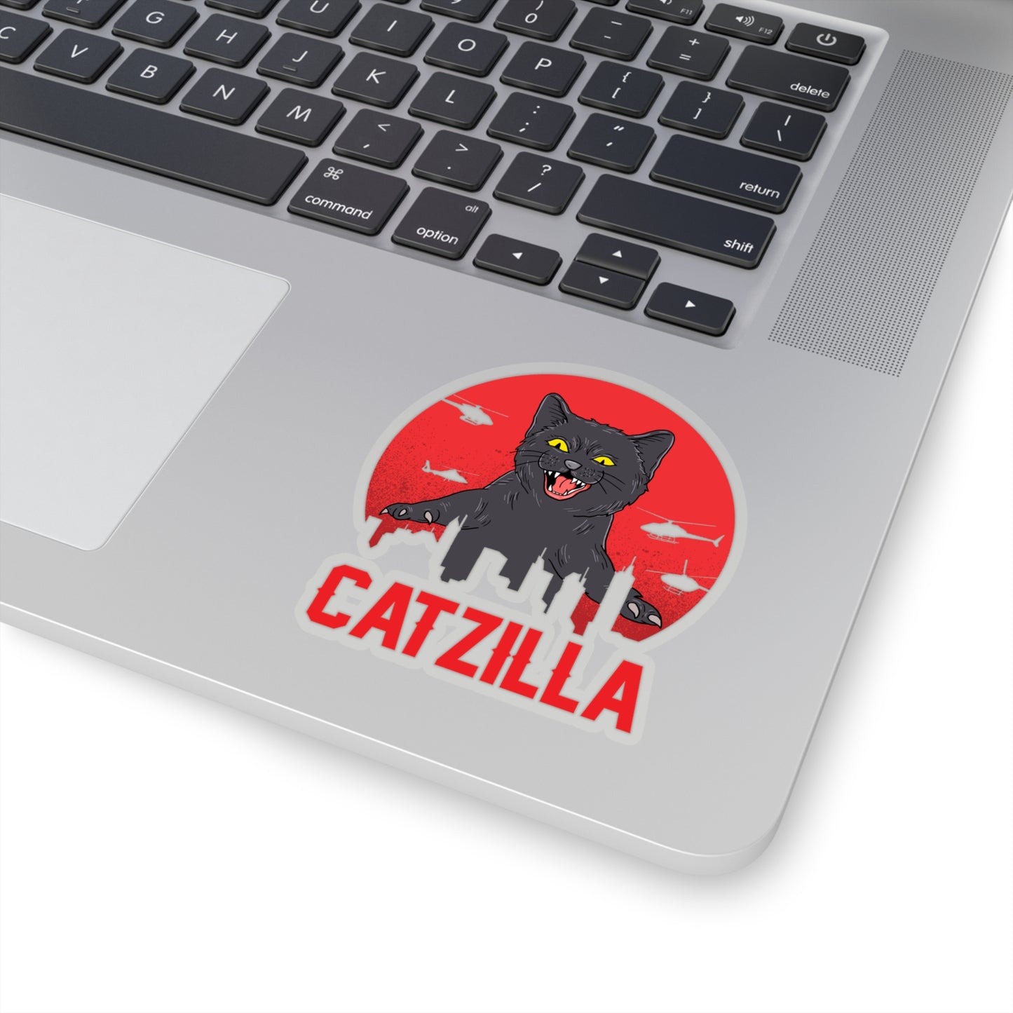 Catzilla Indoor Vinyl Sticker