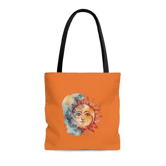 Sun and Watercolor Tote Bag