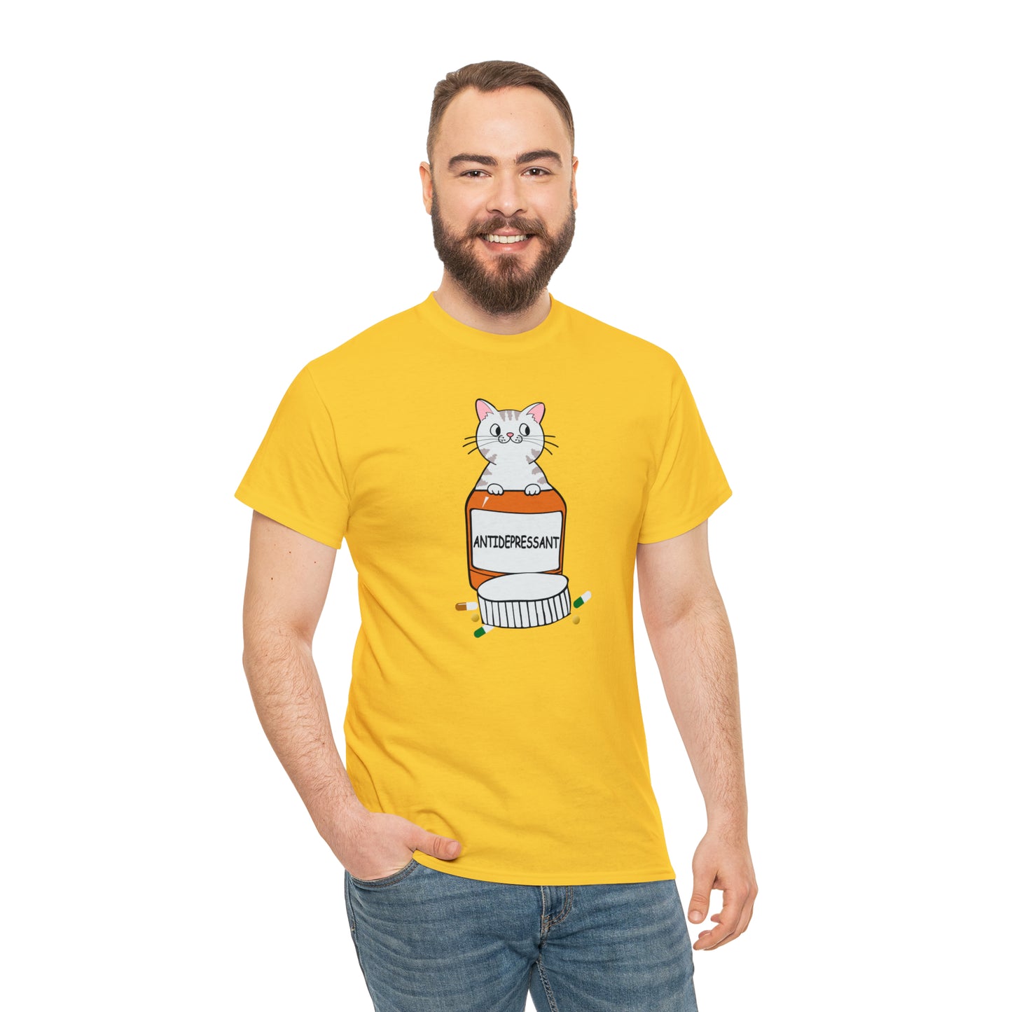 Antidepressant Cat Shirt