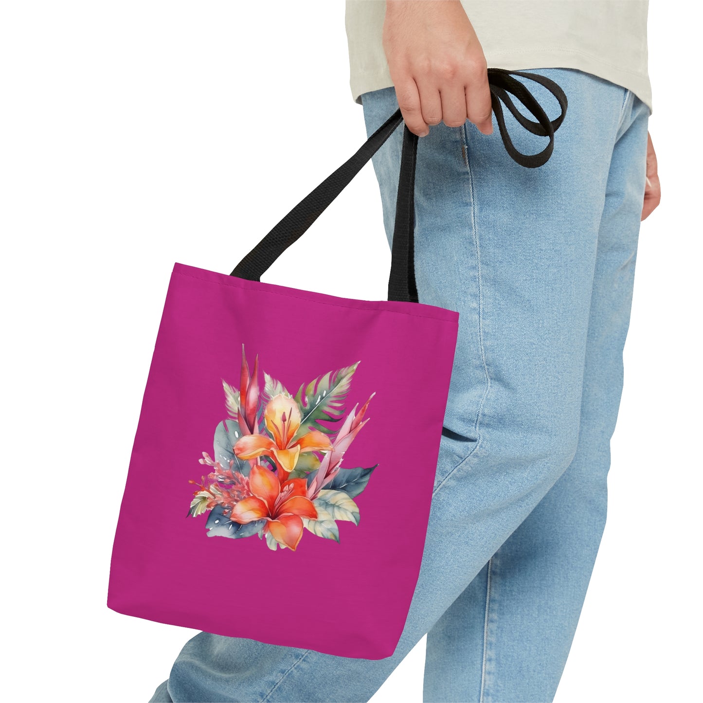 Beautiful Island Flowers Tote Bag