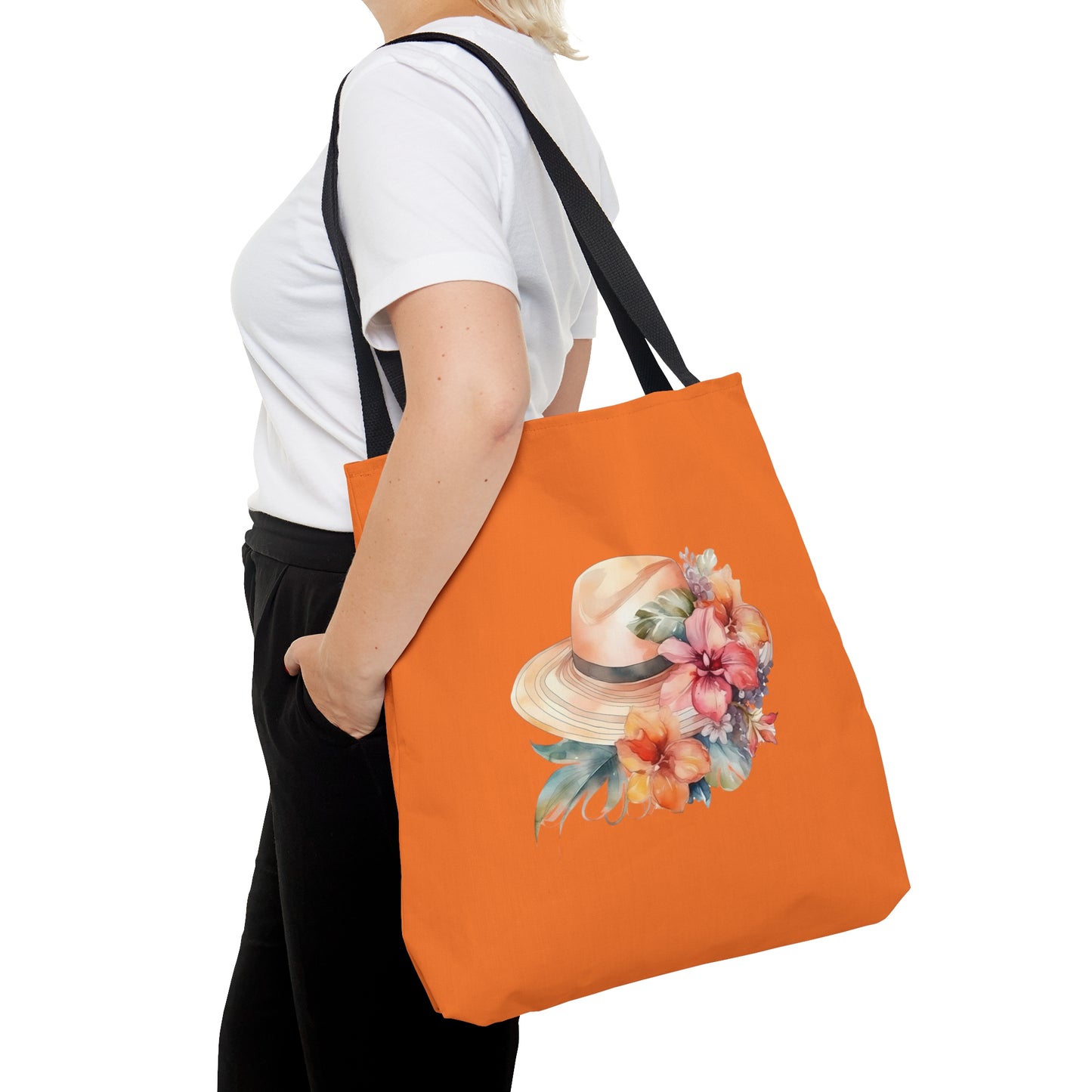 Flowers and Hat Tote Bag