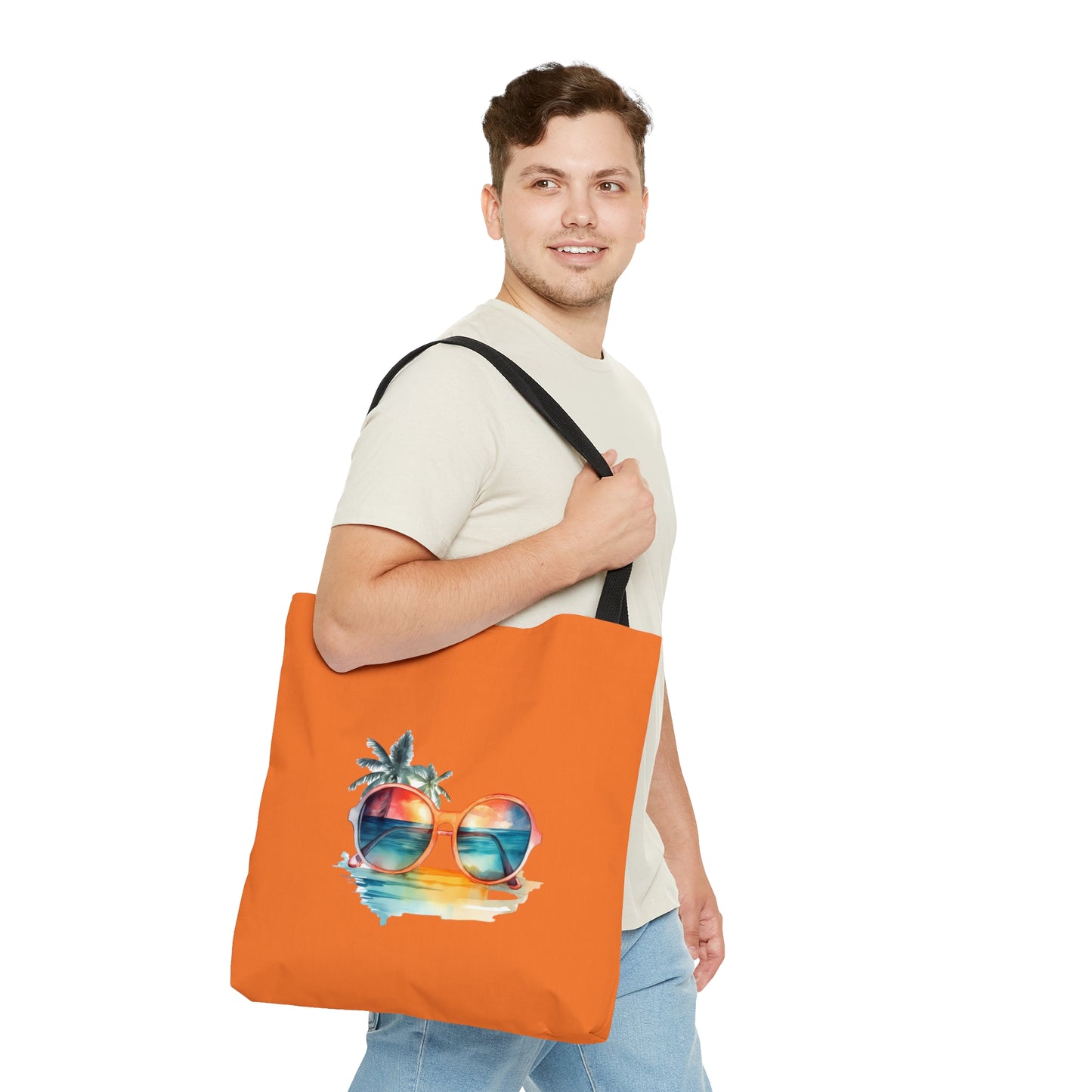 Sunglasses and Palm Trees Tote Bag