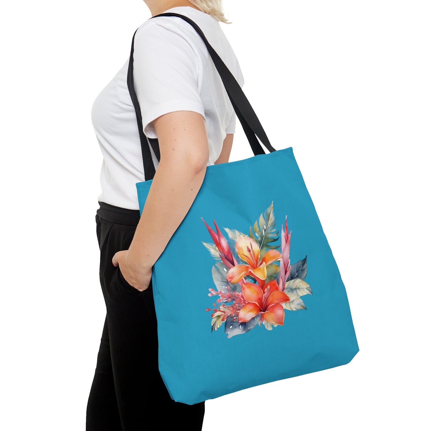 Beautiful Island Flowers Tote Bag