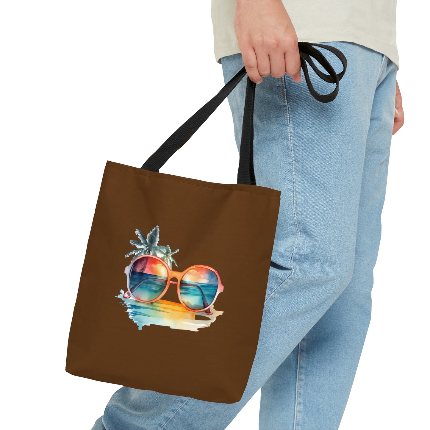 Sunglasses and Palm Trees Tote Bag