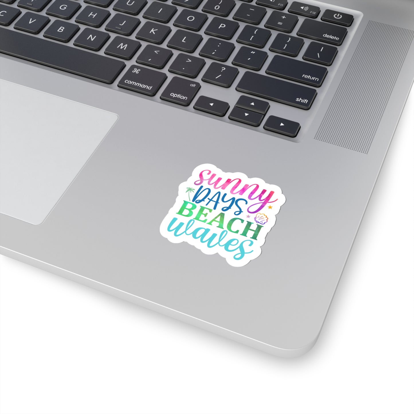 Sunny Days Beach Waves Indoor Vinyl Sticker