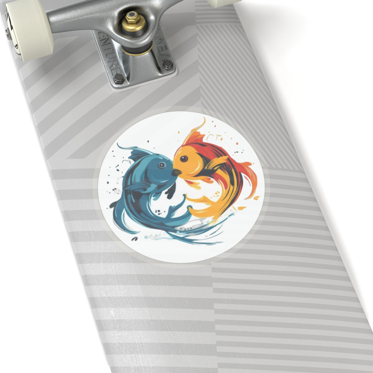 Kissing Fish Indoor Vinyl Sticker