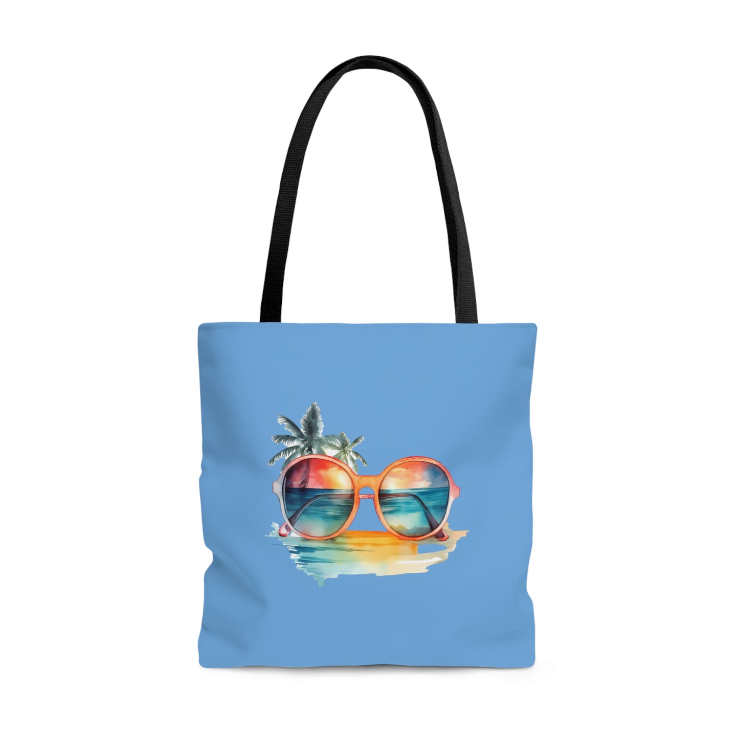 Sunglasses and Palm Trees Tote Bag