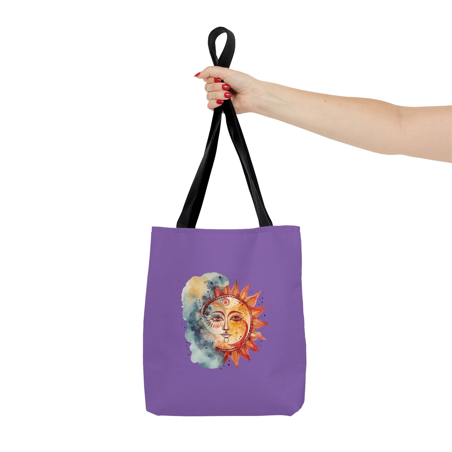 Sun and Watercolor Tote Bag