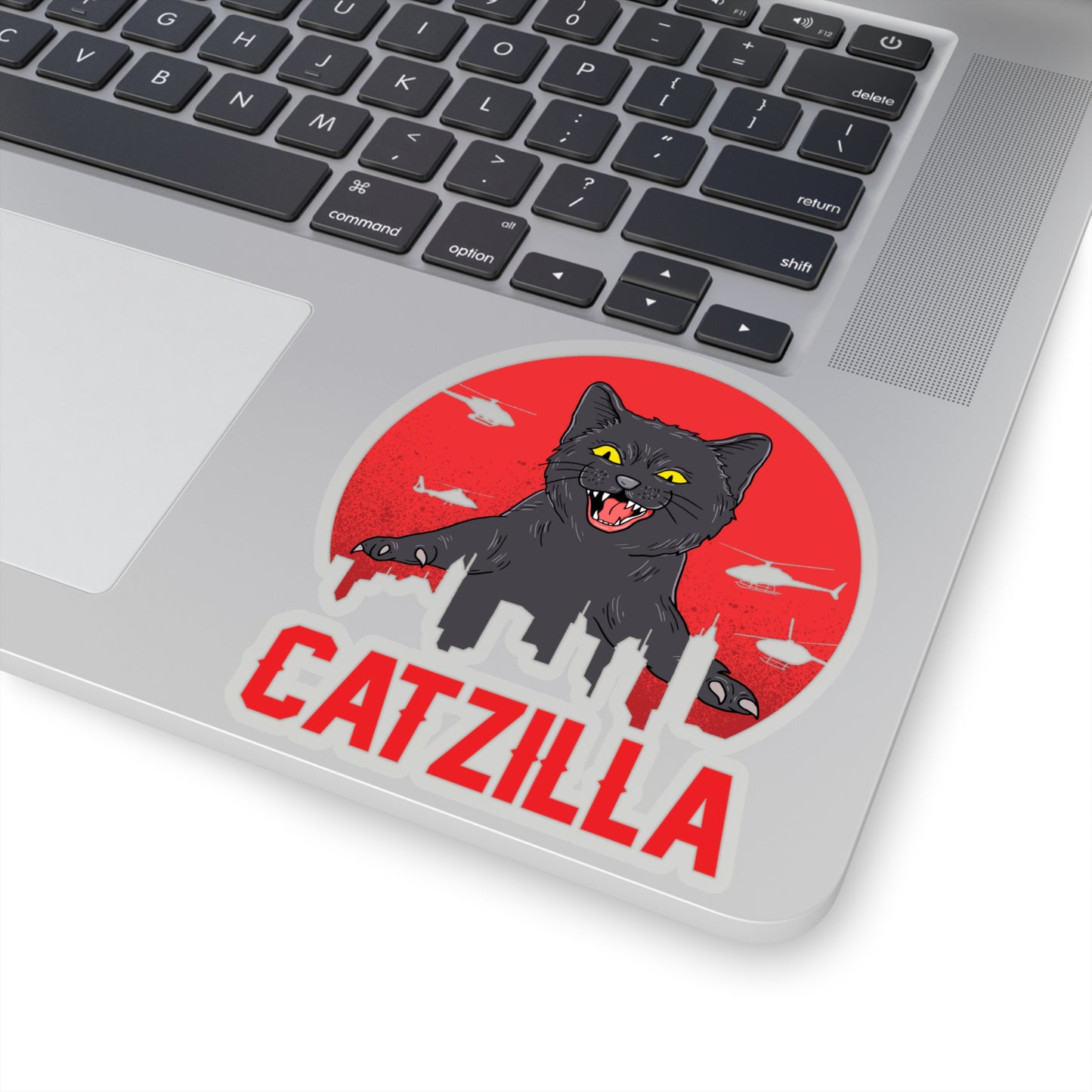 Catzilla Indoor Vinyl Sticker