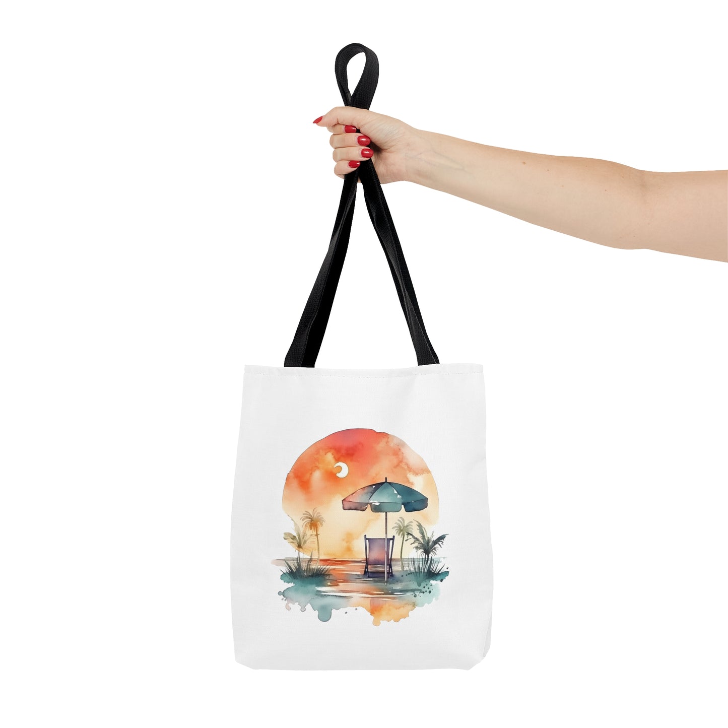 Beach Chair with Umbrella Tote Bag