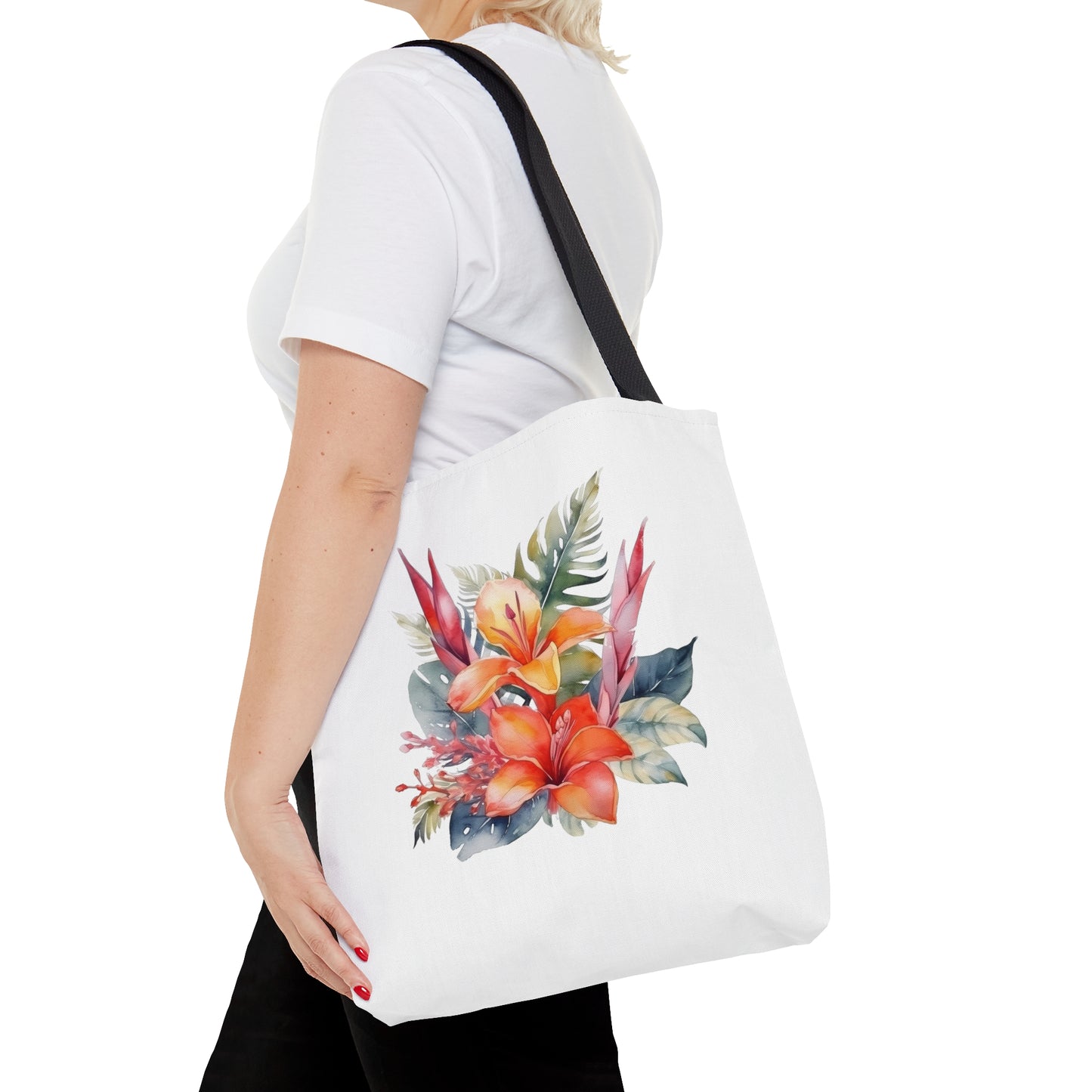 Beautiful Island Flowers Tote Bag