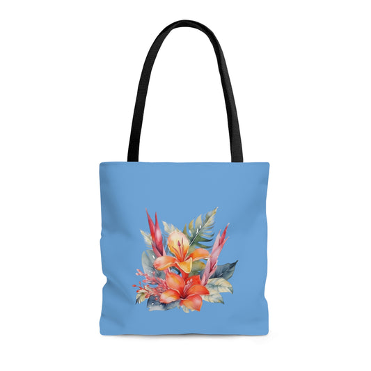 Beautiful Island Flowers Tote Bag