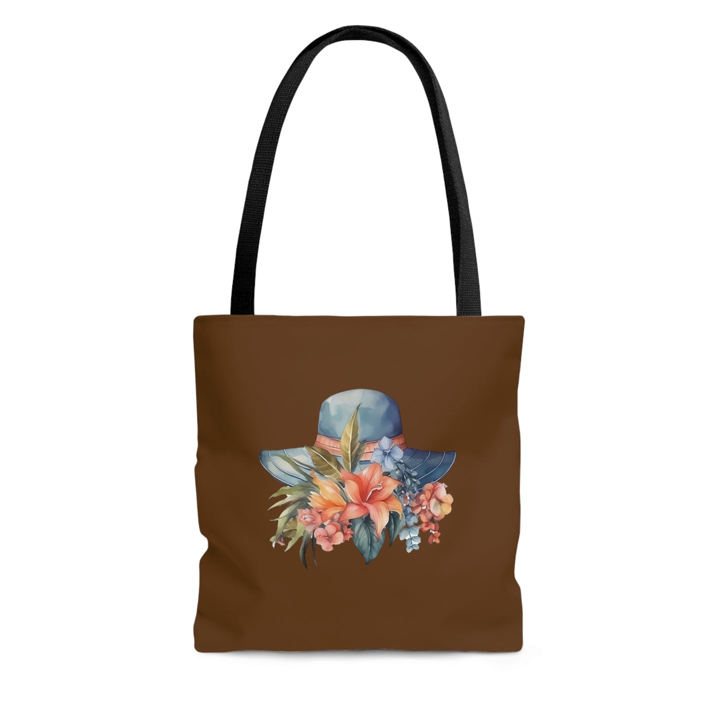 Hat and Flowers Tote Bag