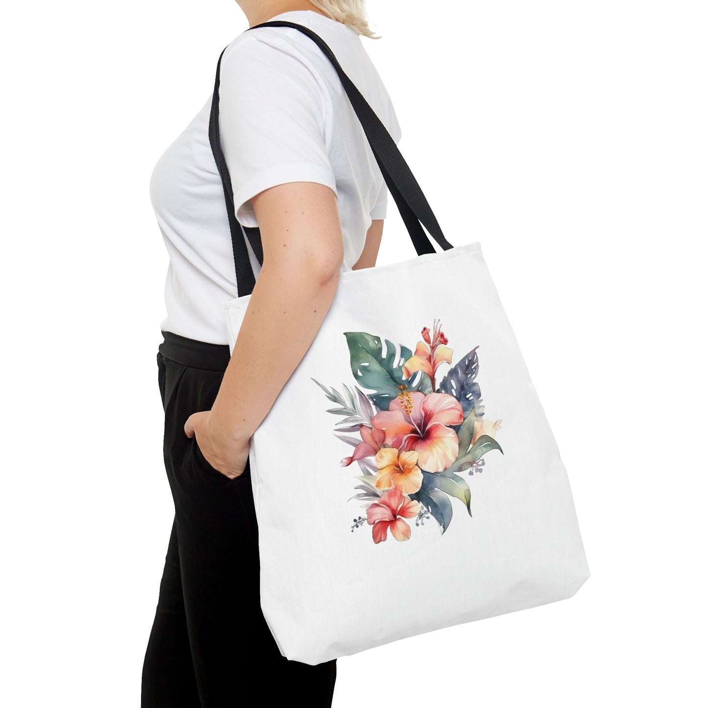 Island Flowers Tote Bag