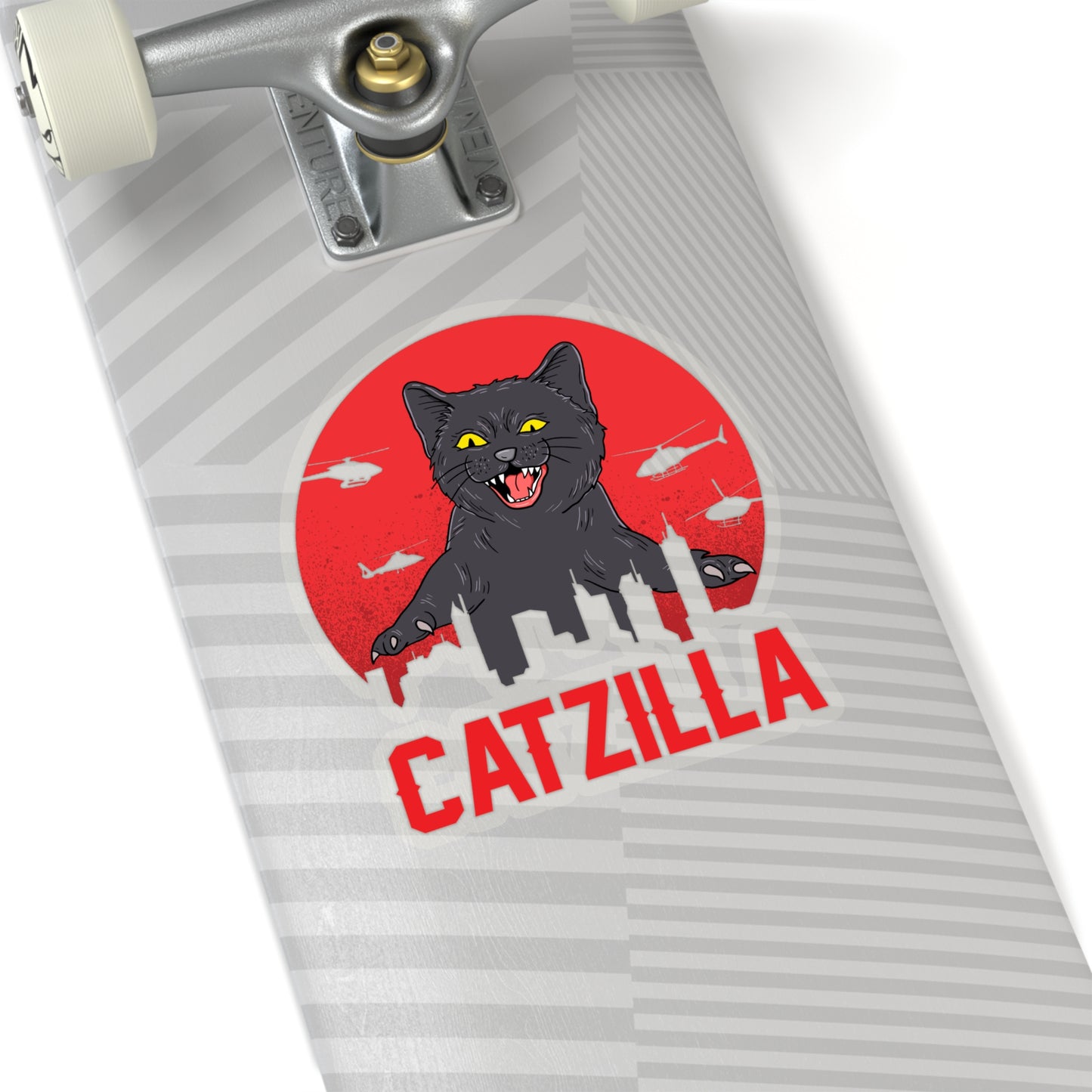 Catzilla Indoor Vinyl Sticker