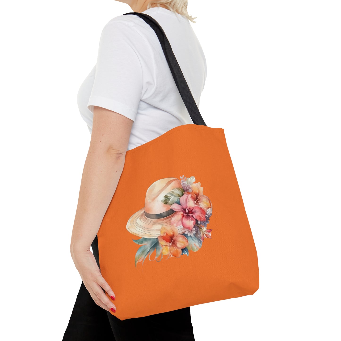 Flowers and Hat Tote Bag