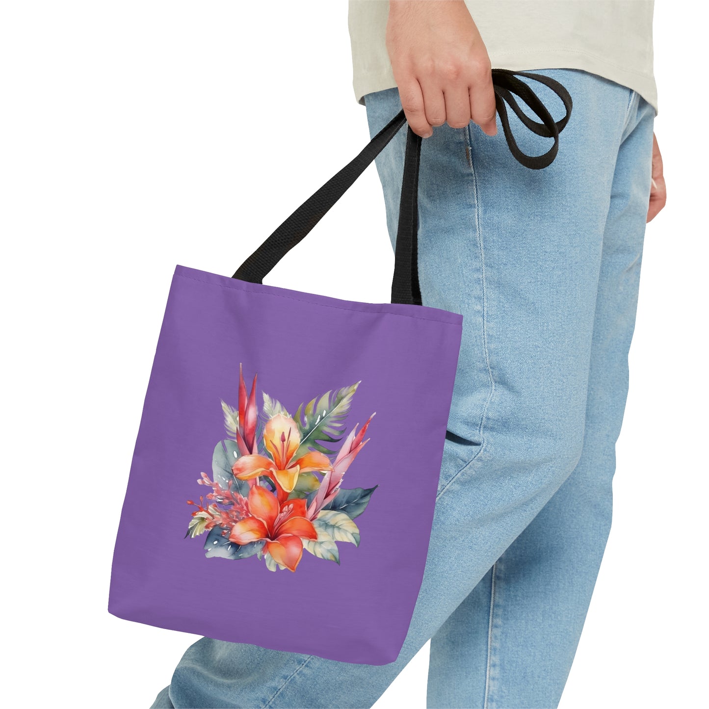 Beautiful Island Flowers Tote Bag