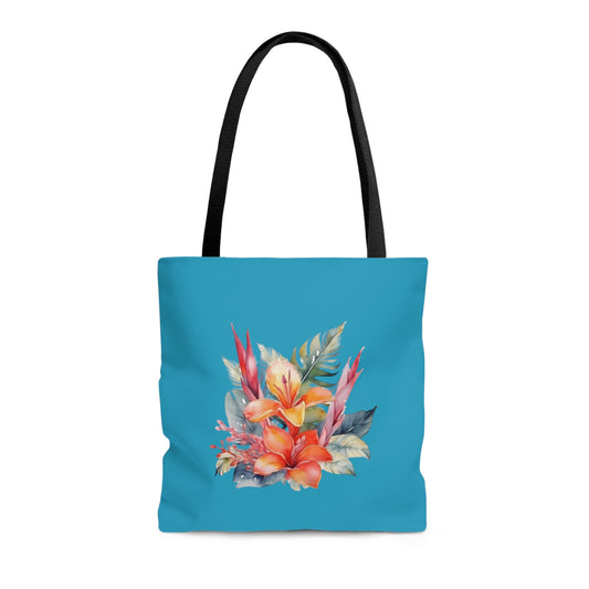 Beautiful Island Flowers Tote Bag