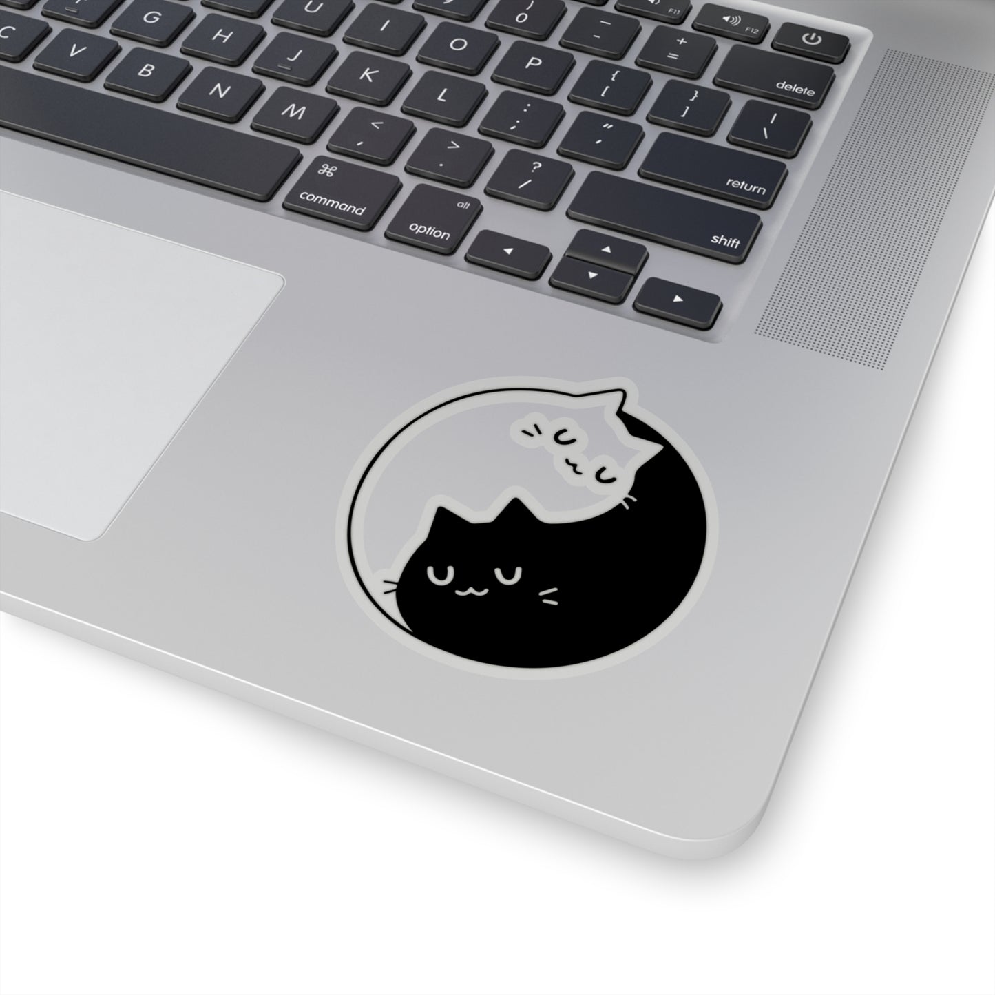 Yin Yang Cat Indoor Stickers