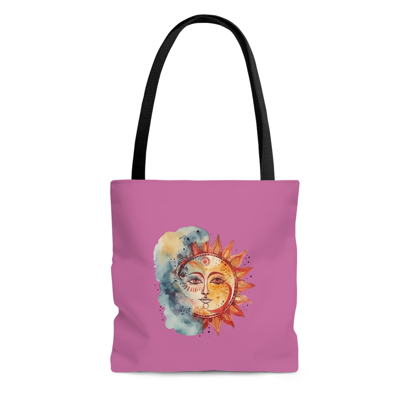 Sun and Watercolor Tote Bag