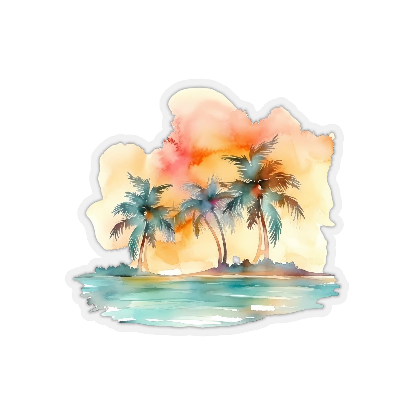 Palm Tree Indoor Vinyl Sticker