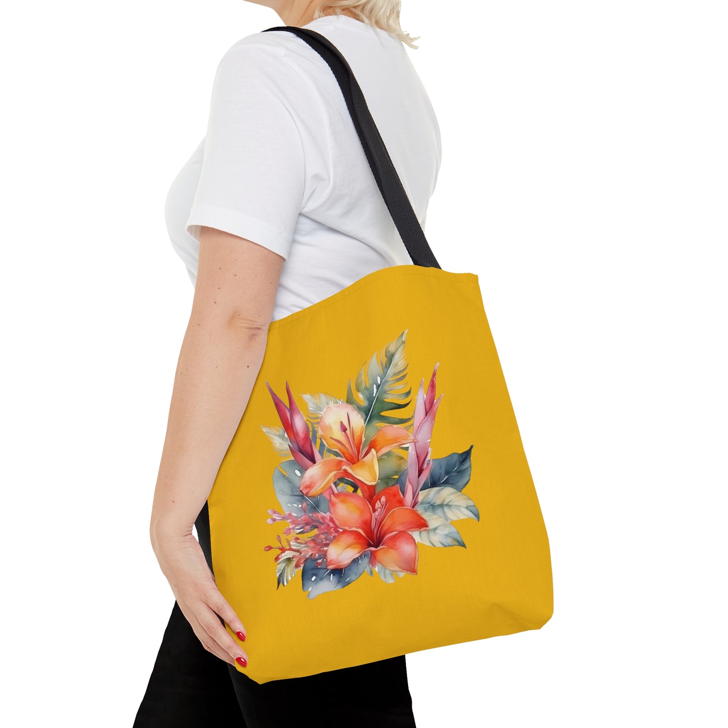 Beautiful Island Flowers Tote Bag