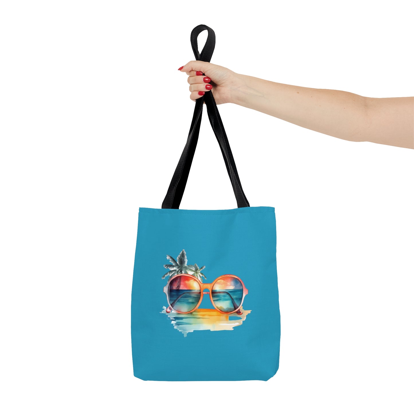 Sunglasses and Palm Trees Tote Bag