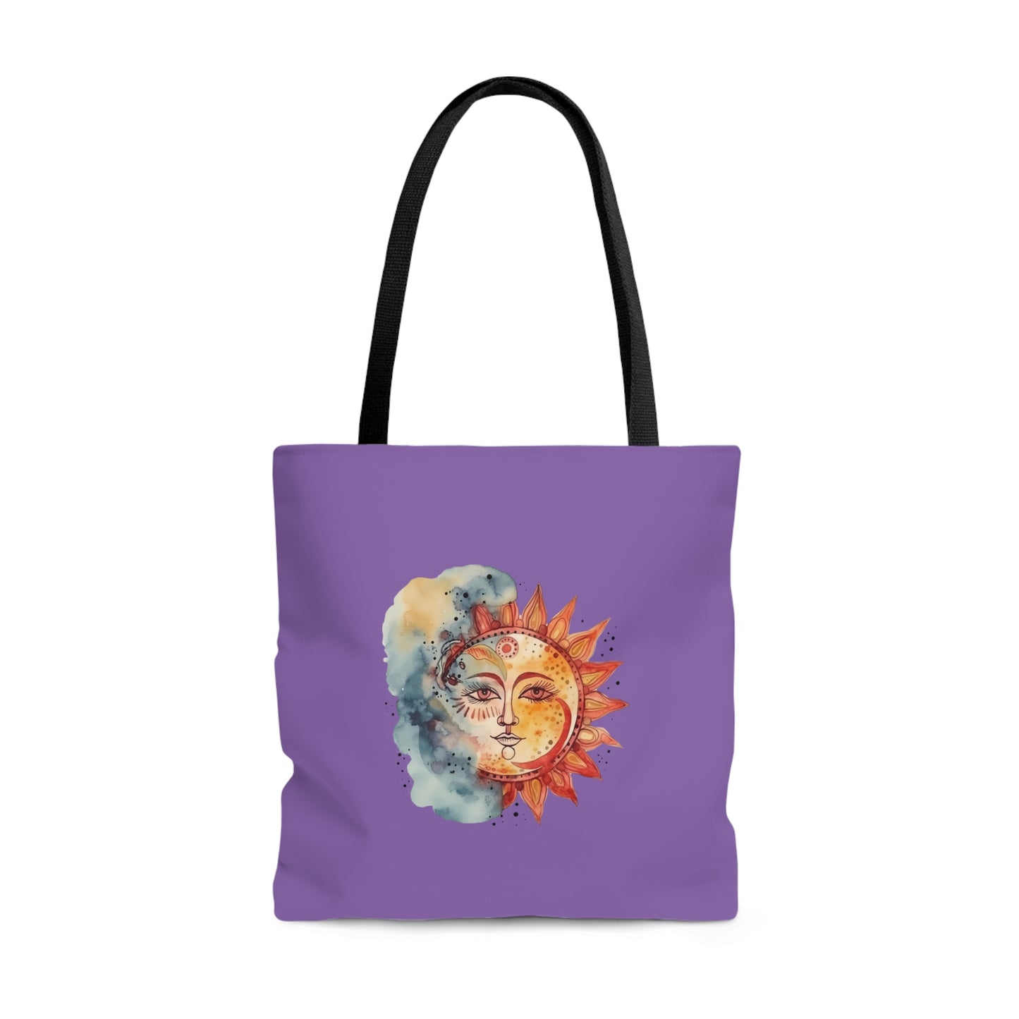 Sun and Watercolor Tote Bag