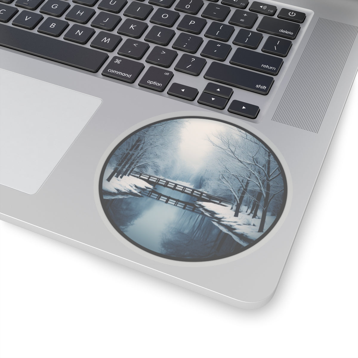 Winter Circle Indoor Vinyl Sticker