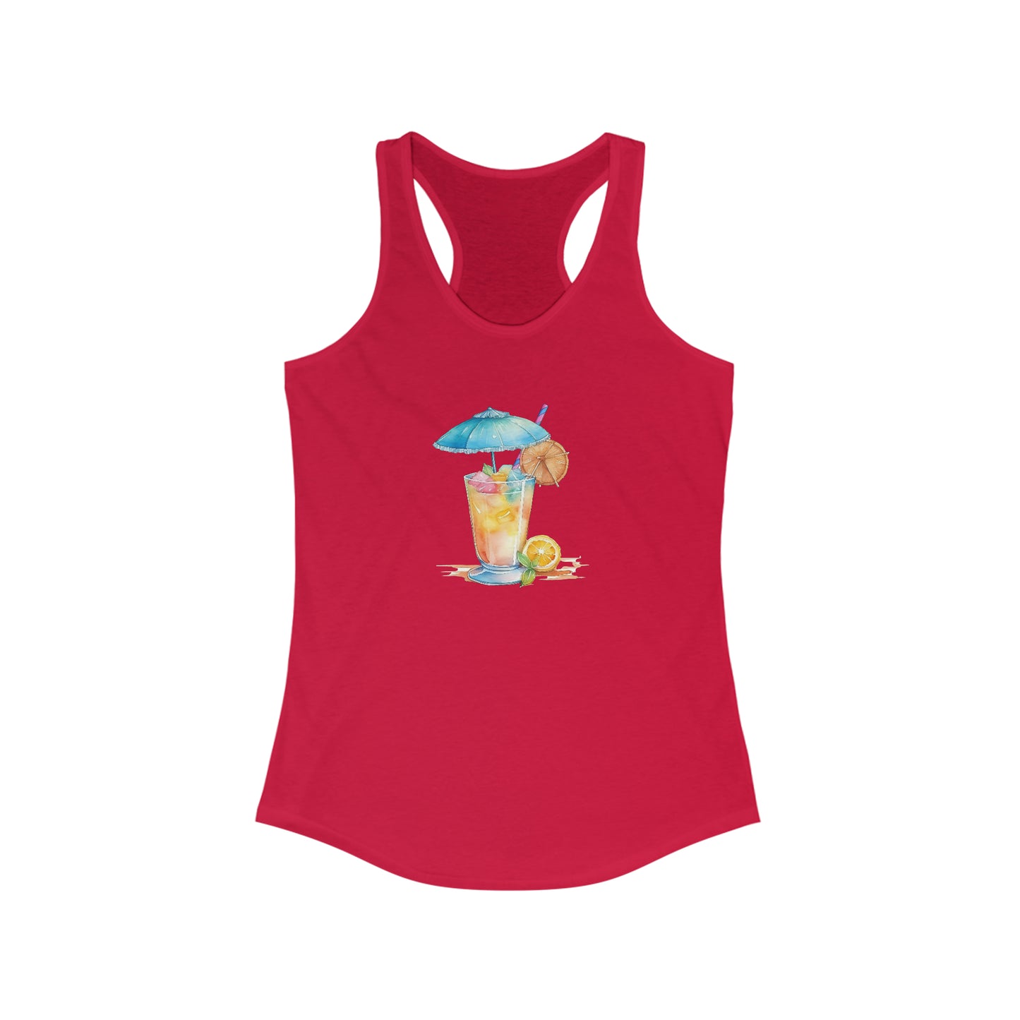 Umbrella Drink Racerback Tank