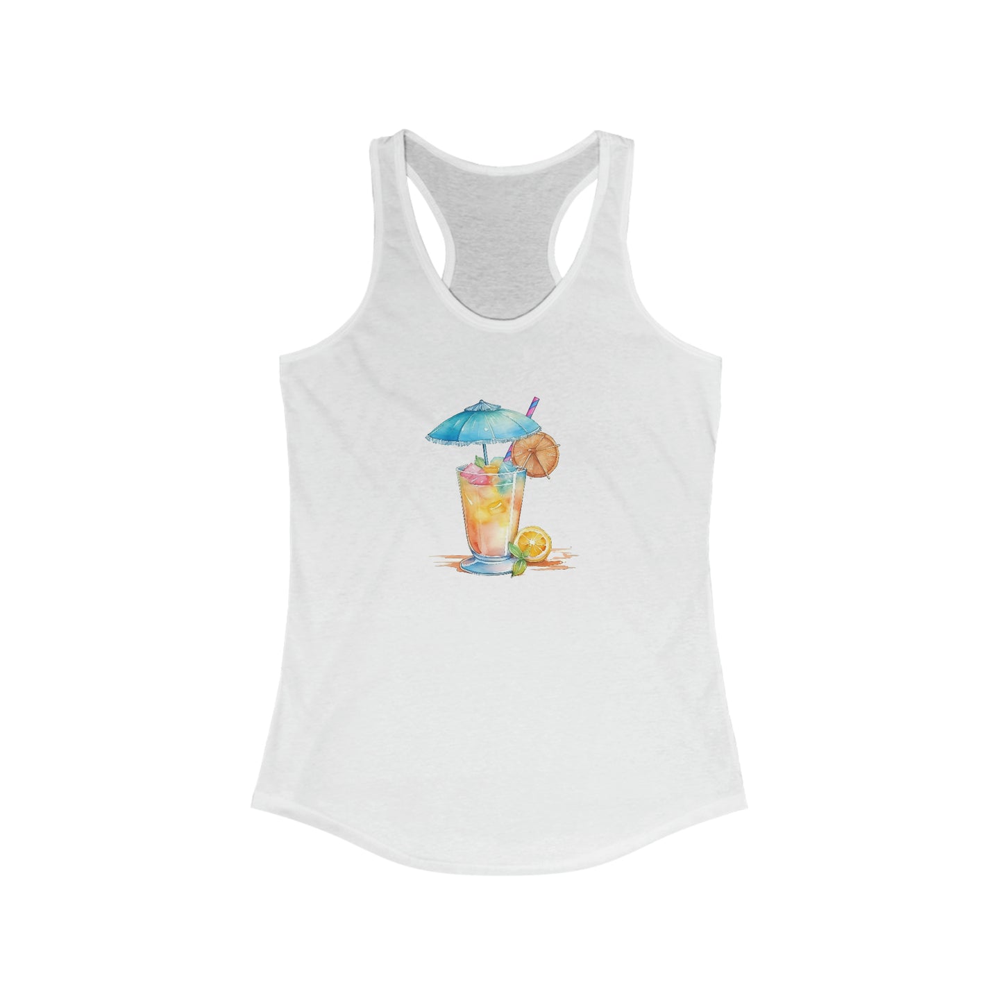 Umbrella Drink Racerback Tank