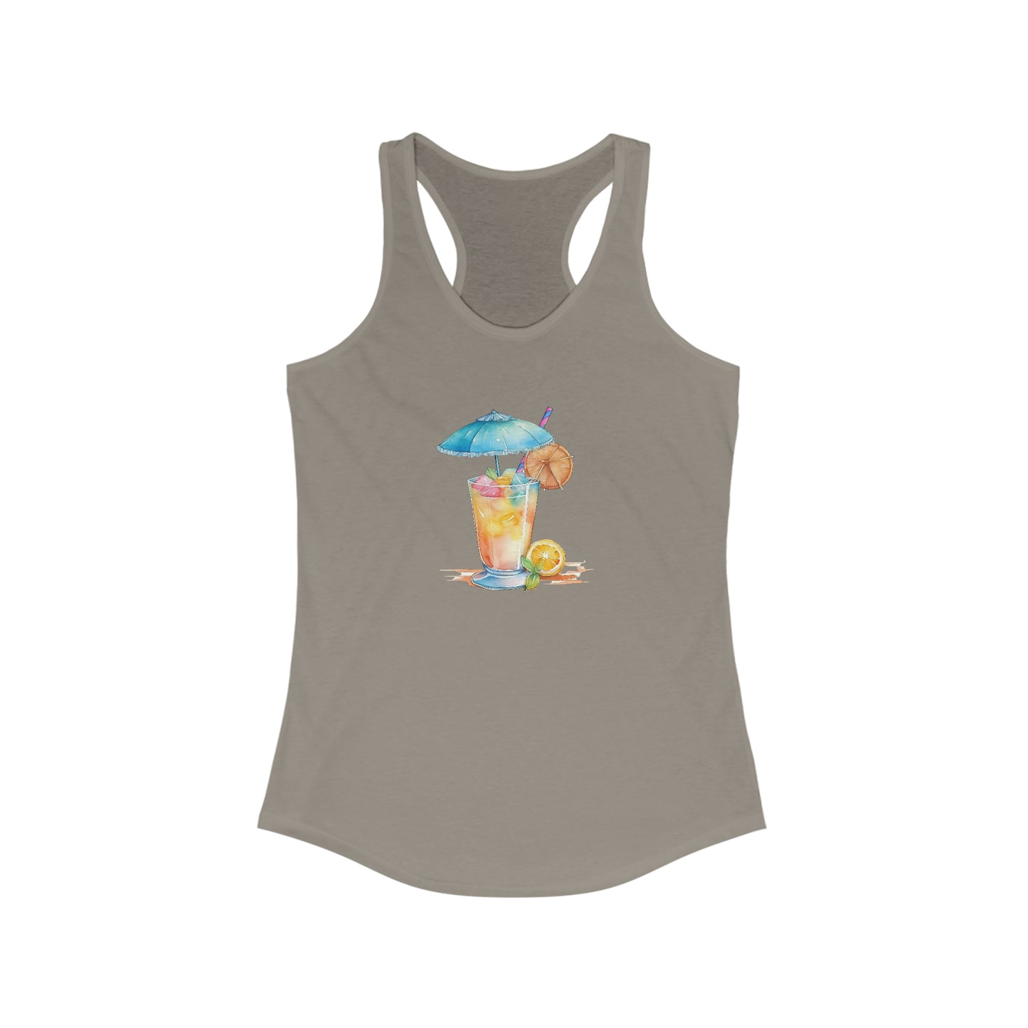 Umbrella Drink Racerback Tank