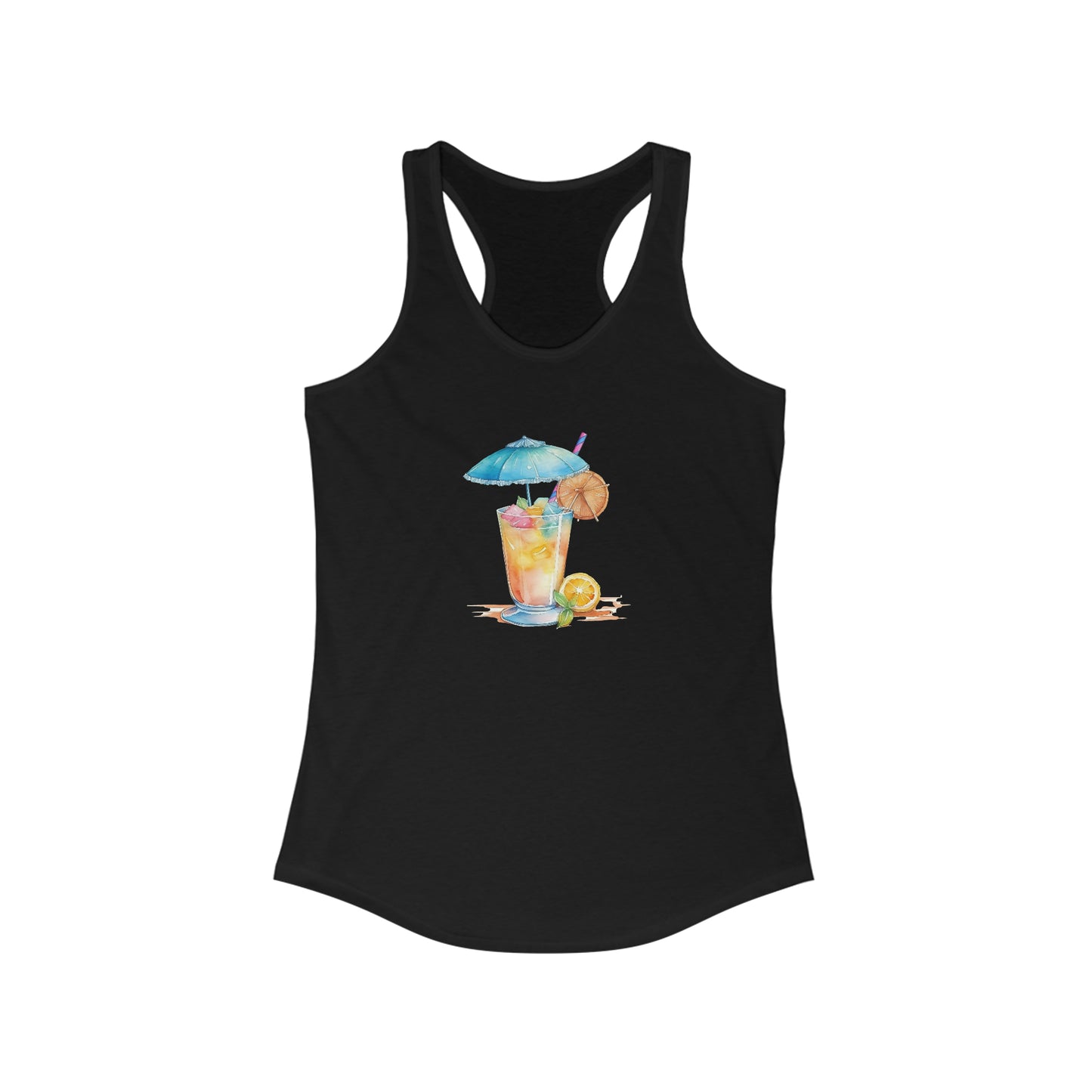 Umbrella Drink Racerback Tank