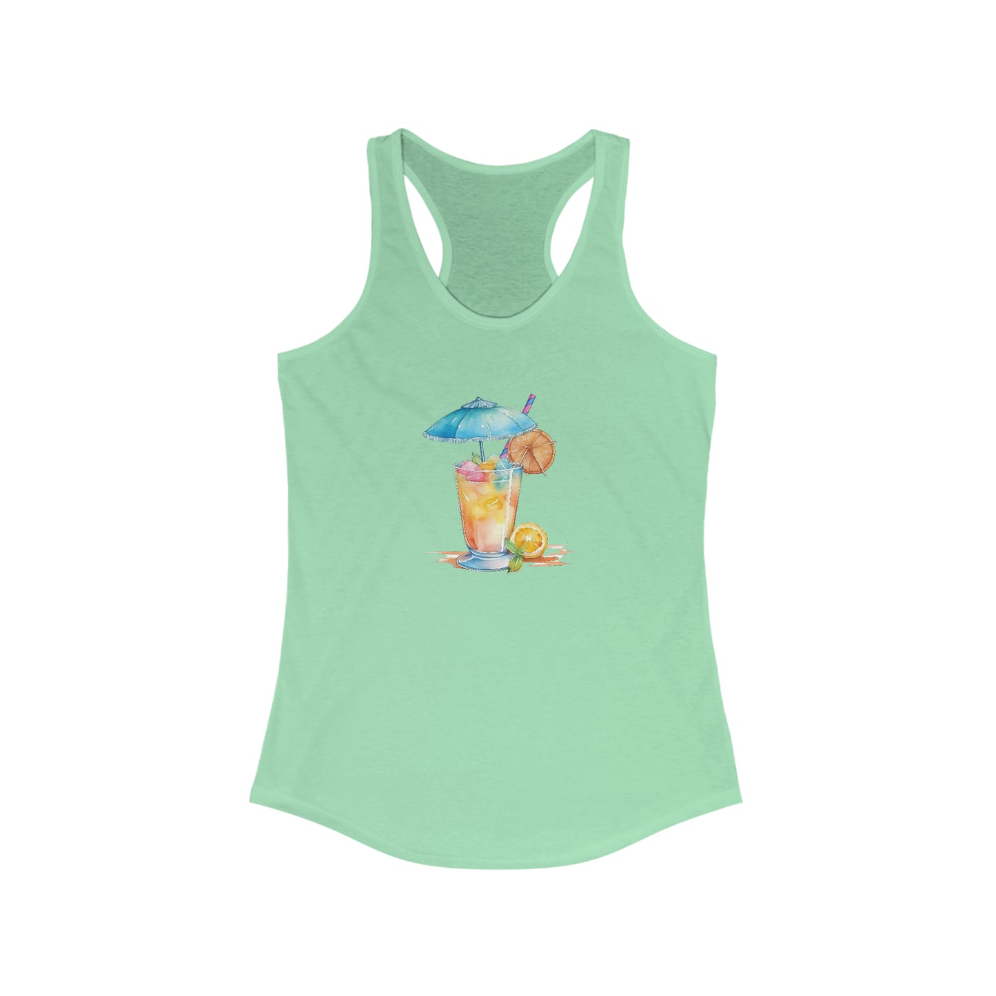 Umbrella Drink Racerback Tank