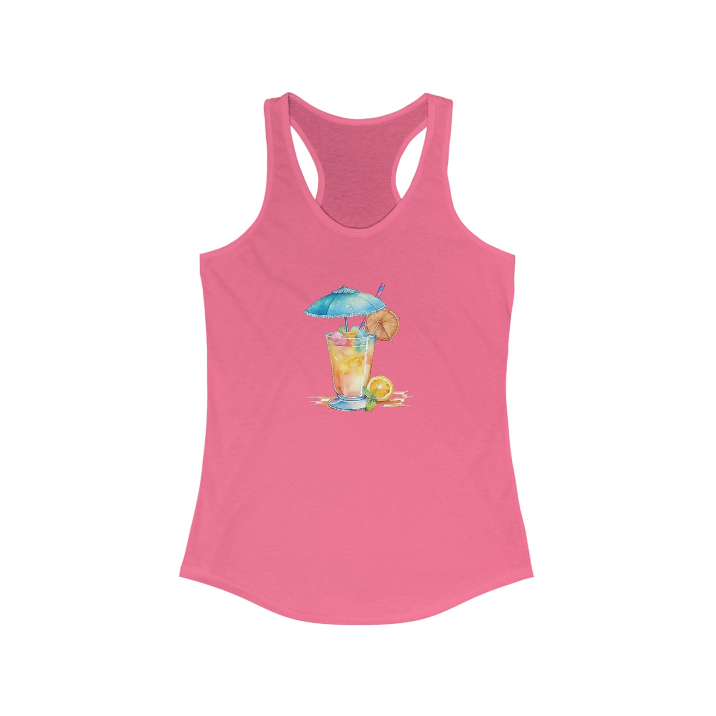 Umbrella Drink Racerback Tank